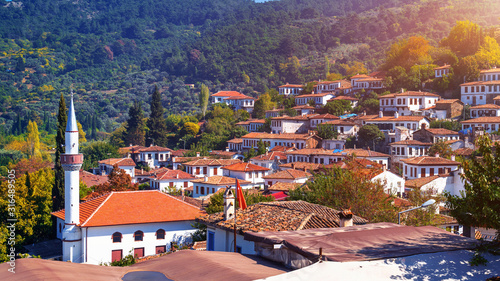 Sirince village in Izmir Province, Turkey. photo