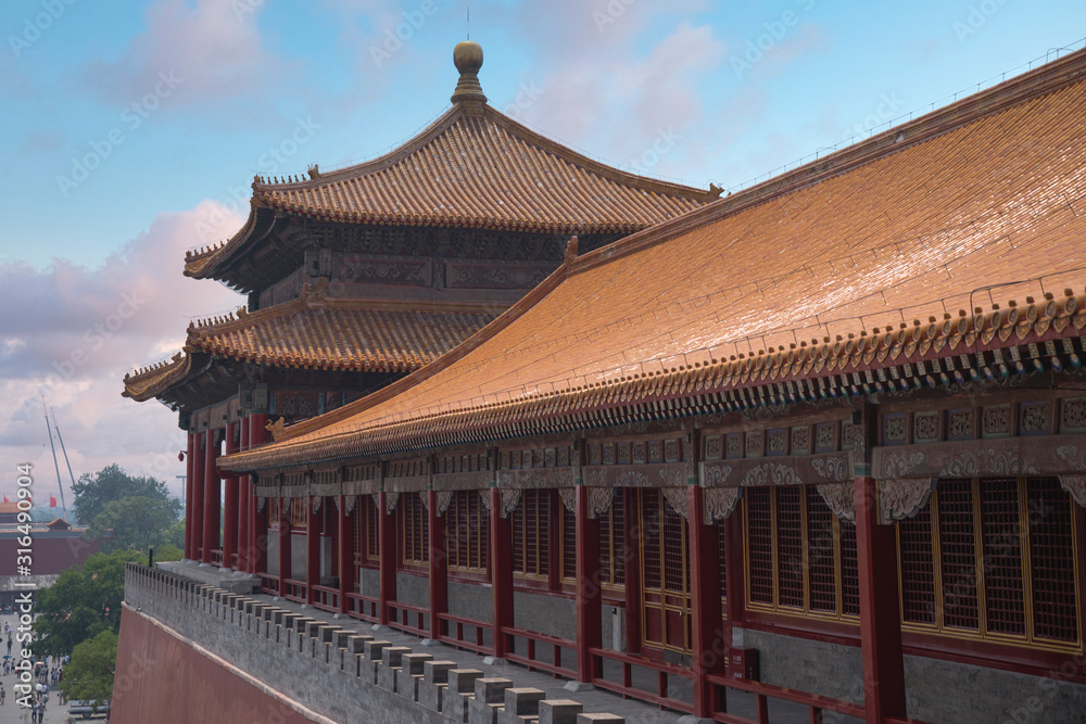 Obraz premium exterior of the Forbidden City in Beijing. China