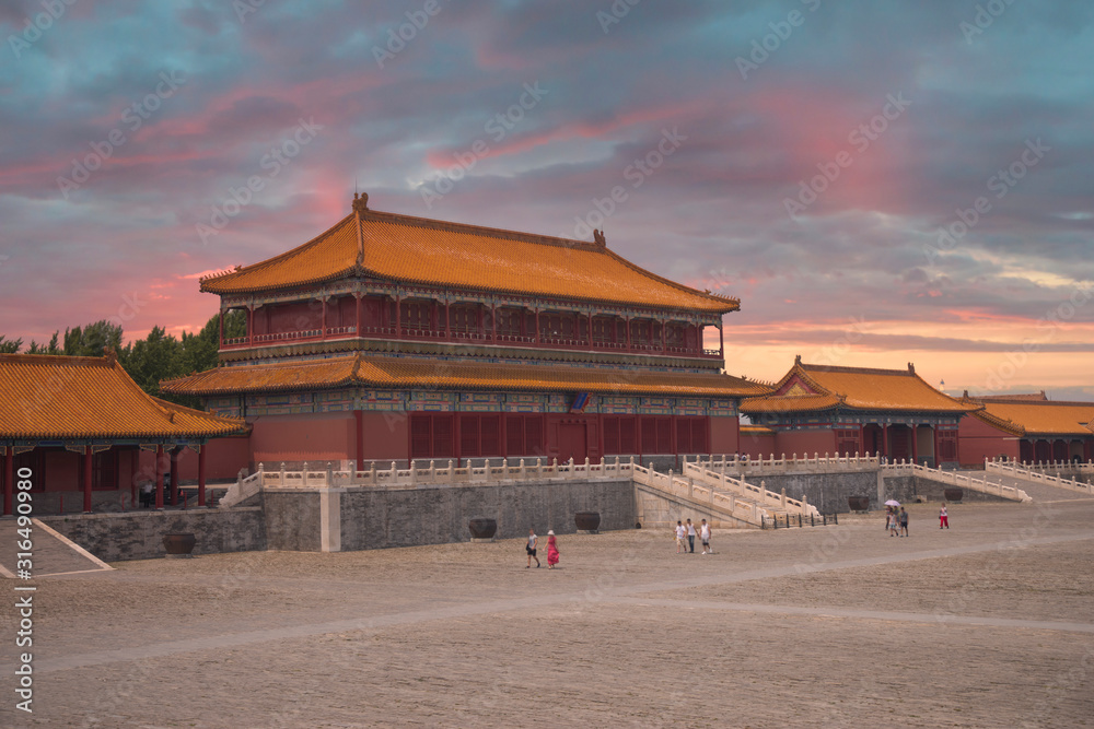Fototapeta premium exterior of the Forbidden City in Beijing. China