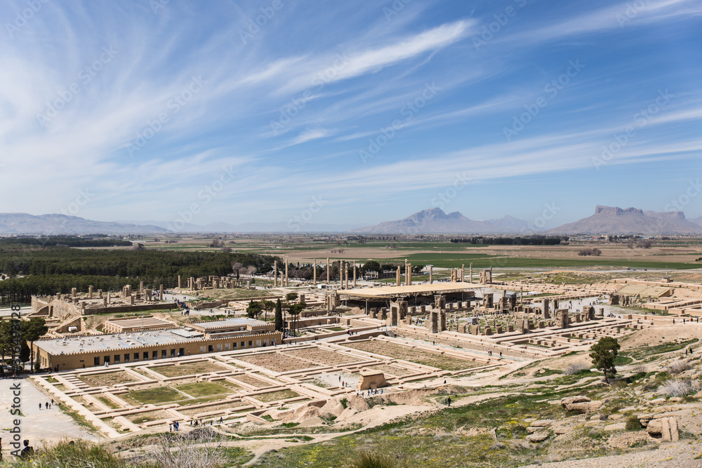 Persepolis ceremonial capital of the Achaemenid Empire, UNESCO World Heritage Site from 1979, situated 60 km northeast of the city of Shiraz in Fars Province, Iran