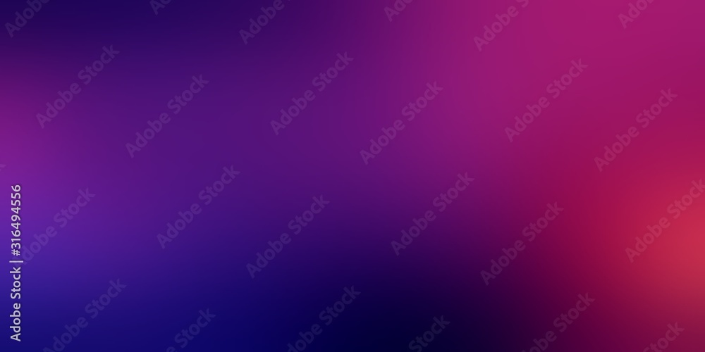 Violet purple red dark gradient pattern. Empty magical background. Defocused abstract texture. Blurred deep night sky illustration. - obrazy, fototapety, plakaty 