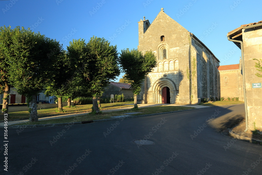 Village church, St Simon de Bordes, France