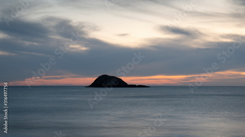 Wallpaper Mural Long exposure image of Muriwai beach at sunset Torontodigital.ca