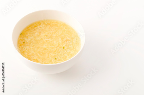 玉子とコーンの中華スープ