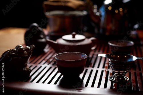 Tea ceremony. The traditional way of making tea.