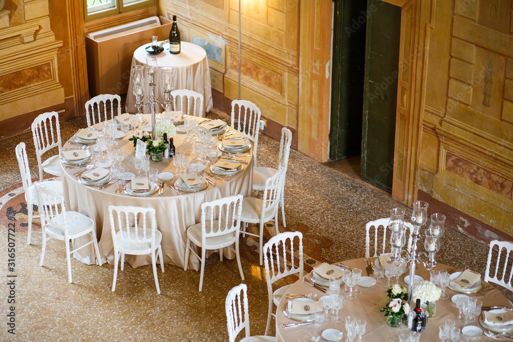 Elegant and luxurious design and floristry of the wedding celebration, an example of a unique and stylish decor in a beautiful luxury Villa in Italy with attention to detail of the wedding event Elegant and luxurious design and floristry of the wedding celebration, an example of a unique and stylish decor in a beautiful luxury Villa in Italy with attention to detail of the wedding event