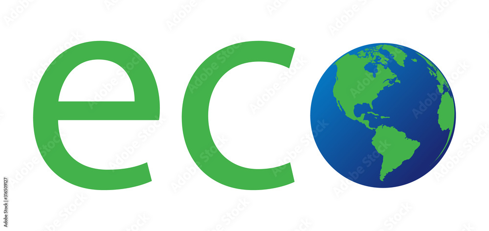 Eco flat vector graphic icon. Ecology flat natural sign. Vector illustration Eco flat vector graphic icon. Ecology flat natural sign. Vector illustration