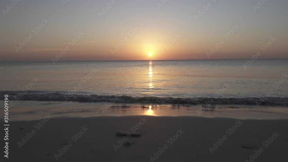 Sunset at Koh Lanta island, Thailand, View on Andaman sea Sunset at Koh Lanta island, Thailand, View on Andaman sea