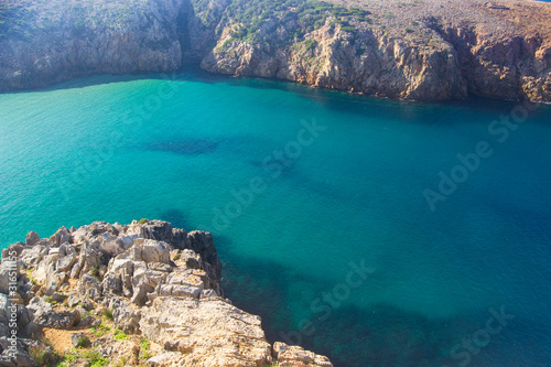 La costa vicino Cala Domestica