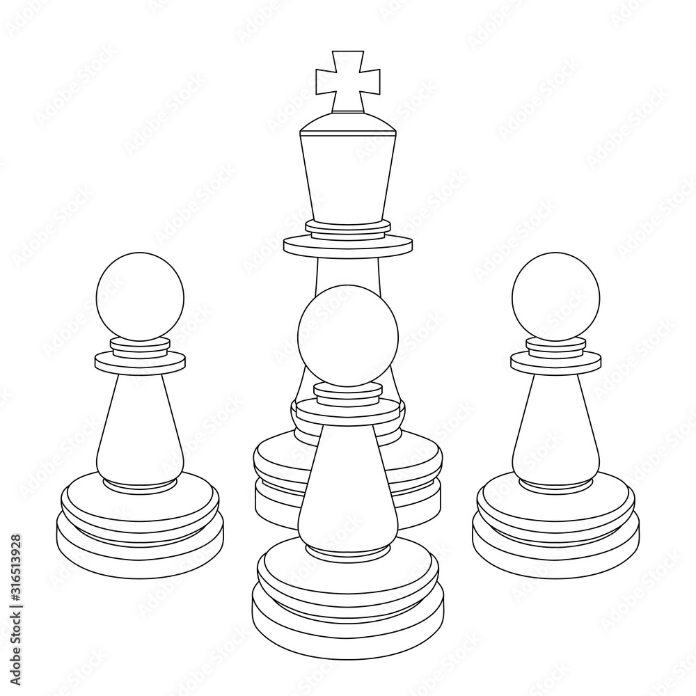 Chess Pieces Draw Images | Free Photos, PNG Stickers, Wallpapers &  Backgrounds - rawpixel