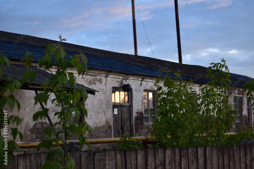 old house in the village