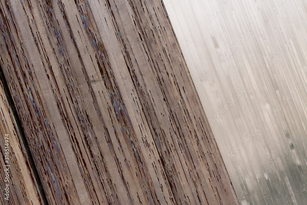 Detail of a rusty steel surface. Detail of a rusty steel surface.