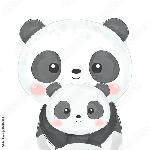 cute animal illustration, animal clipart, baby shower decoration, woodland illustration