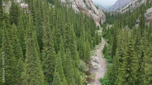 Komershi Gorge, Ketmen Ridge. Kazakhstan: photo