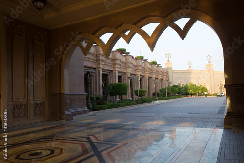 Entrance courtyard of Emirates Palace