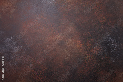 Brown rusty metal texture background