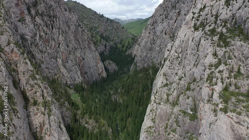 Komershi Gorge, Ketmen Ridge. Kazakhstan: photo