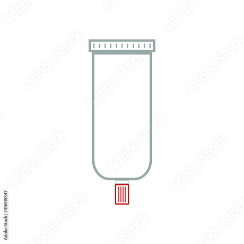 vector icon with natural pomade shape