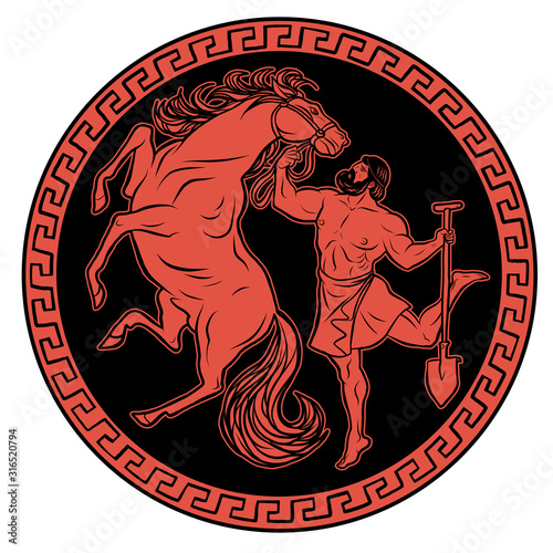 Clean the Augean stables in a single day. 12 Labours of Hercules Heracles