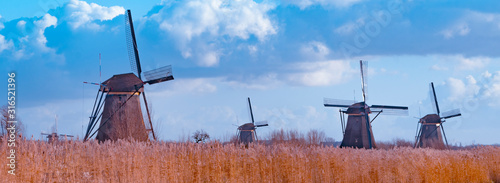 Windmill holland UNESCO World Heritage Kinderdijk photo