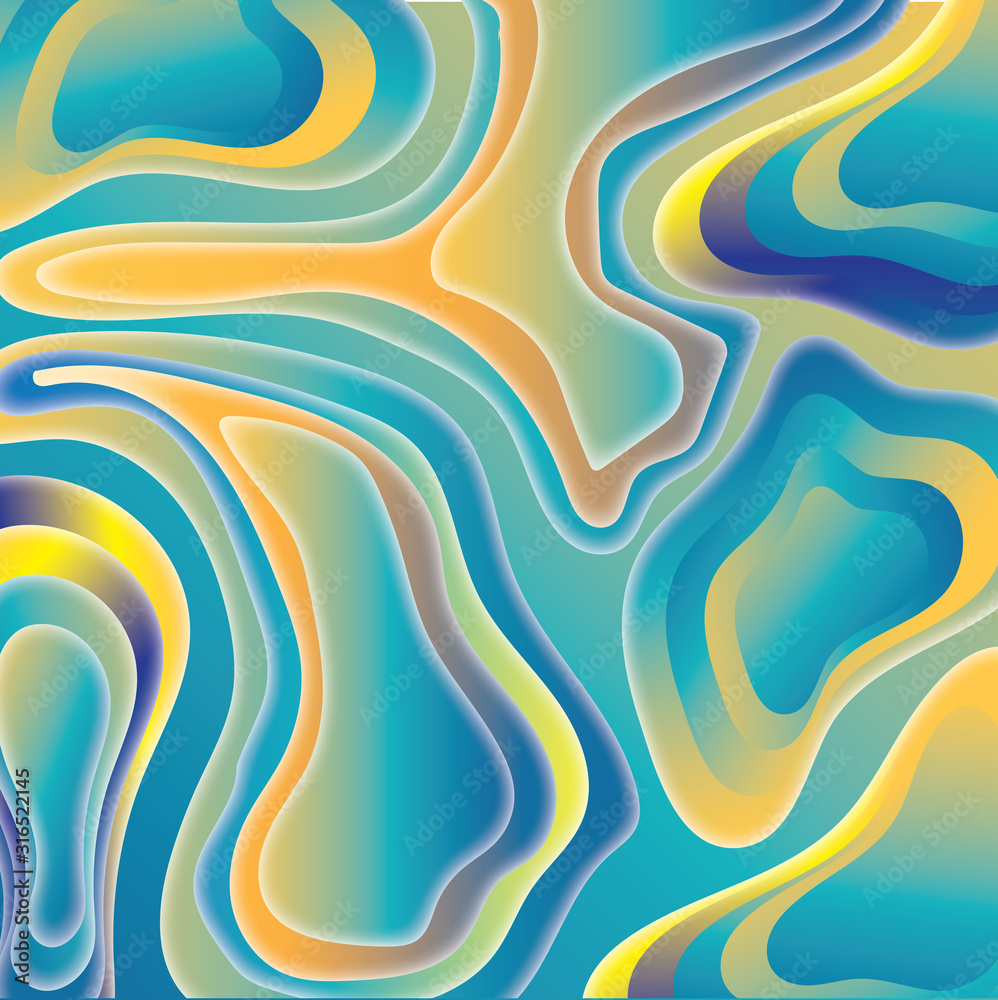 Colorful 3D abstract background with paper cut shapes Colorful 3D abstract background with paper cut shapes