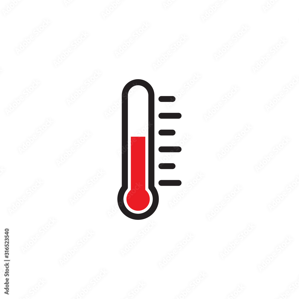 thermometer icon design