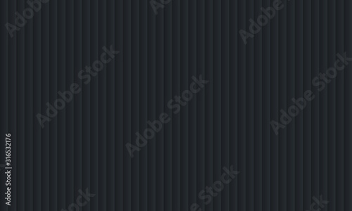 Black abstract tech geometric modern background. Texture with diagonal lines, vector illustration.