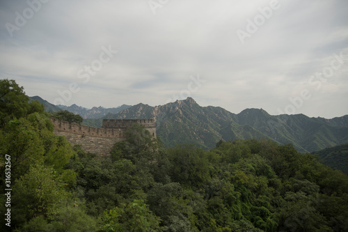 The great chineese wall in mutianyu