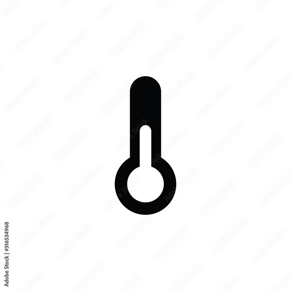 Thermometer icon vector Thermometer icon vector