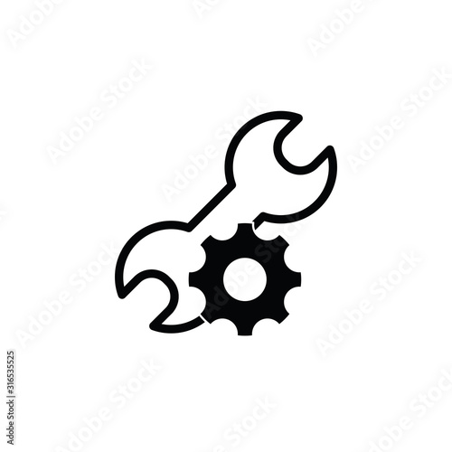 Repair Icon vector. settings icon vector