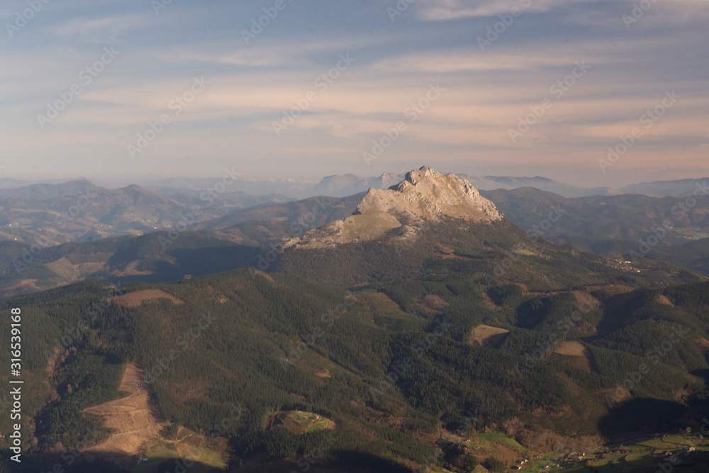 basque mountains, spain