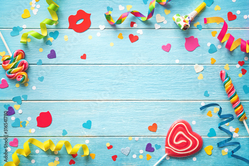 Carnival, birthday or party background