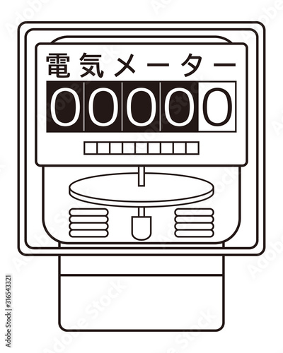 電気メーター イラスト ベクター