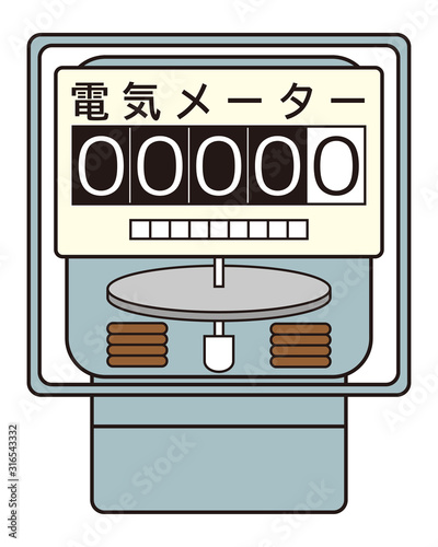 電気メーター イラスト ベクター