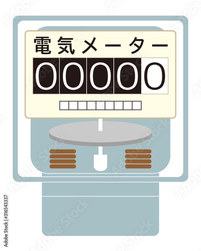 電気メーター イラスト ベクター