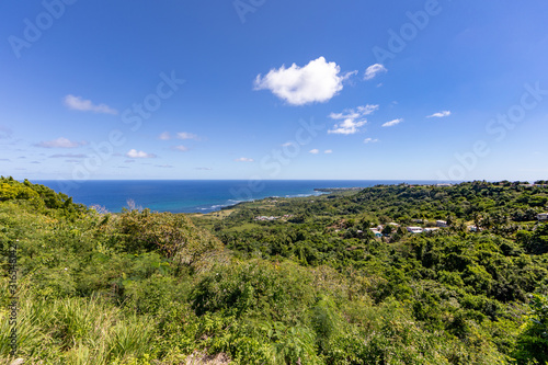 Barbados country and view to east coast © chromoprisme