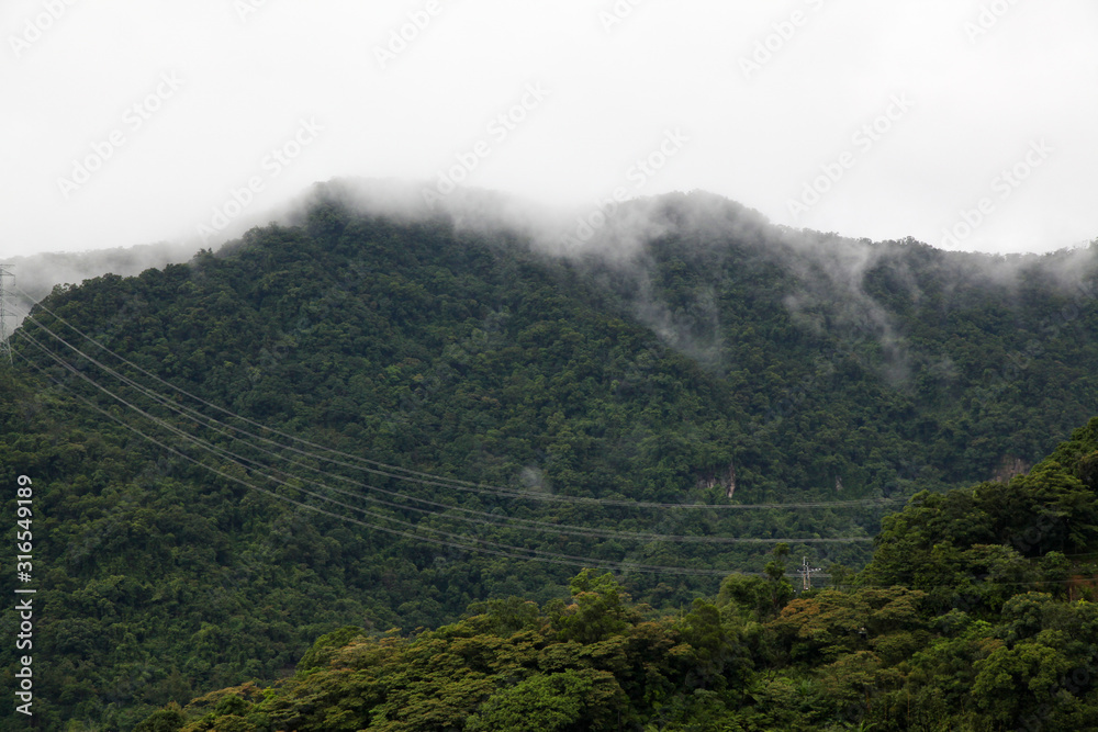 view of nature city in taiwan from Maokong mountain