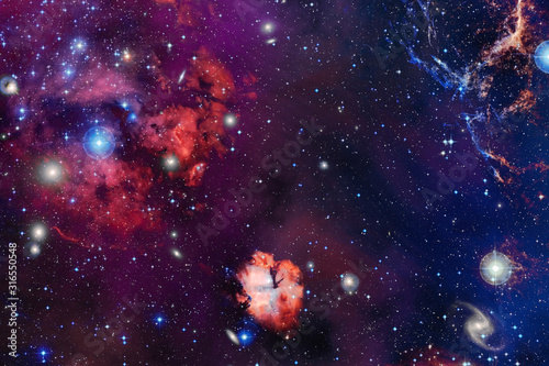 Fototapeta Naklejka Na Ścianę i Meble -  Nebula, galaxy,starfield, in outer space. Infinity universe