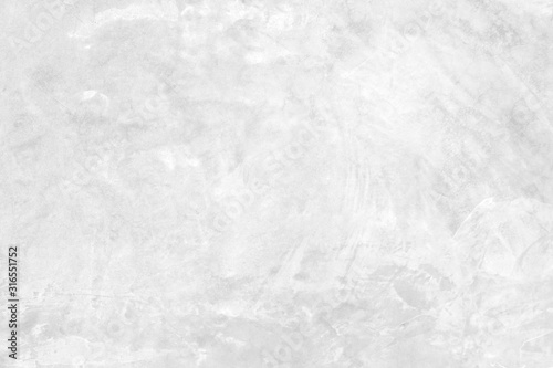 White and grey concrete stone paint wall background, Grunge cement paint texture backdrop, White rough concrete stone wall background, Copy space for interior design background, banner, wallpaper
