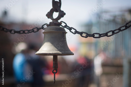 Swayambunath templein kathmandu, Nepal photo