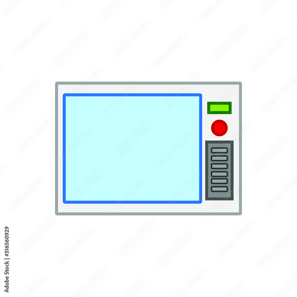microwave oven shaped vector icon microwave oven shaped vector icon