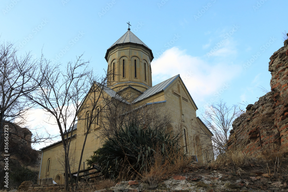 Georgian Orthodox Church on hill