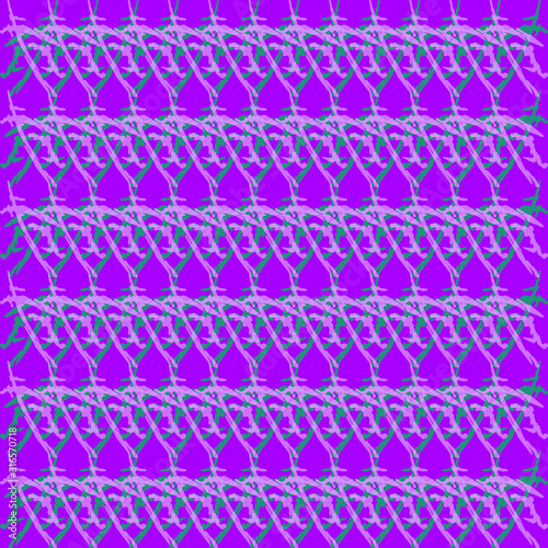 Braided diagonal pattern of wire and light arrows on a violet background.