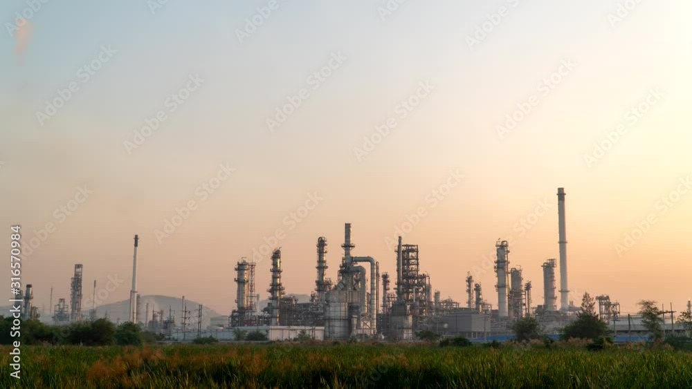 Timelaspe Industrial in the morning time. Timelaspe Industrial in the morning time.