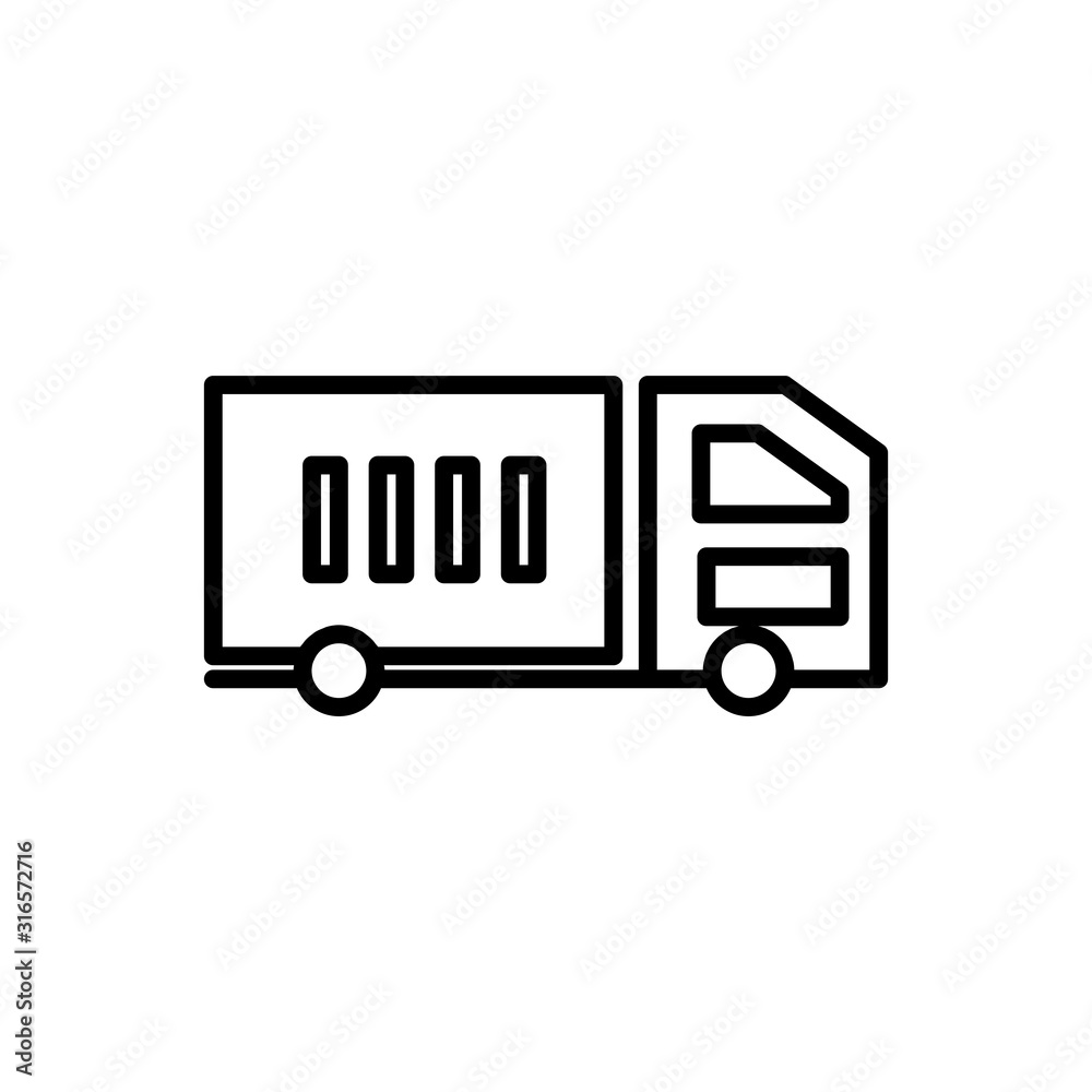 Car line icon. Design template vector Car line icon. Design template vector