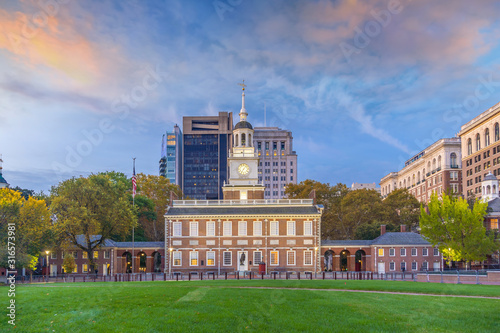 Independence Hall in Philadelphia,  USA photo