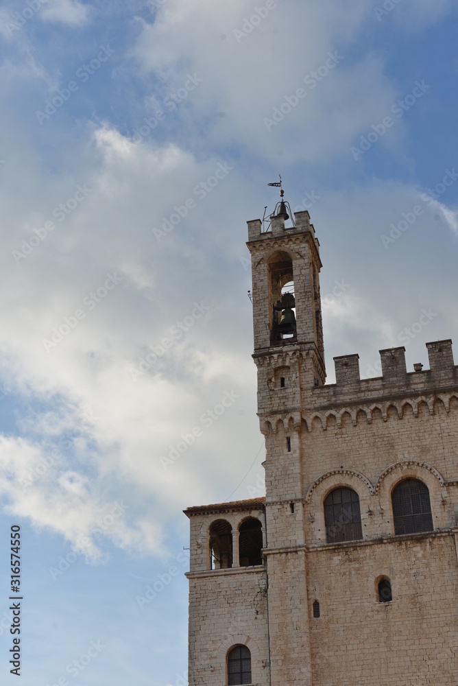 tower in gubbio italy
