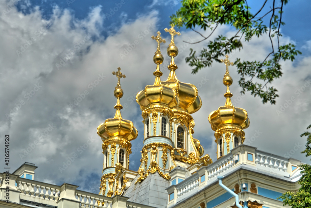 Tsarskoye Selo - a former Russian residence of the imperial family