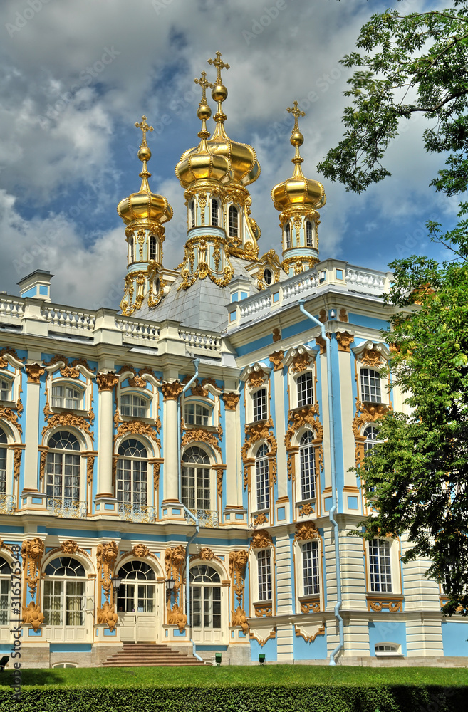 Tsarskoye Selo - a former Russian residence of the imperial family