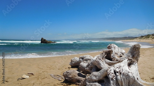 Buffalo Bay Strand in Südafrika an der GardenRoute Nähe Kapstadt an einem herrlichen sommertag © Delf